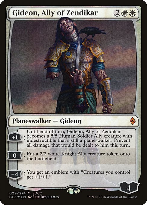 Gideon, Ally of Zendikar (29) [San Diego Comic-Con 2016]