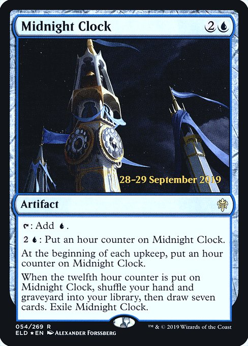 Midnight Clock (54s) [Throne of Eldraine Promos]