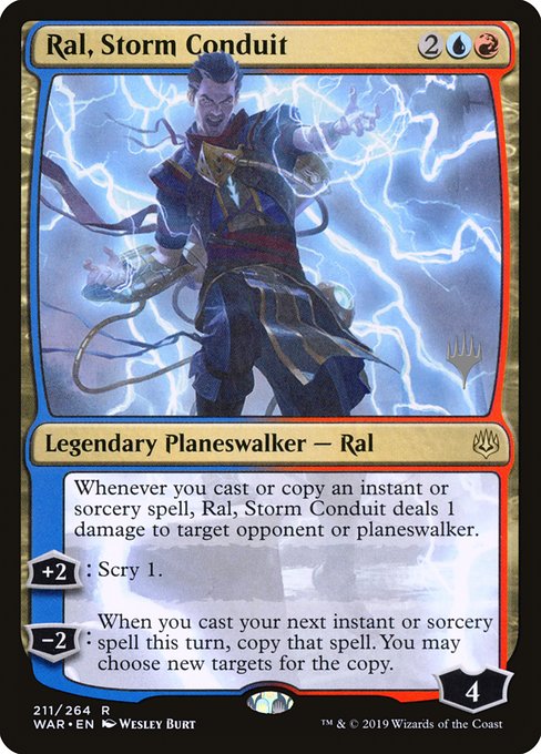 Ral, Storm Conduit (211p) [War of the Spark Promos]
