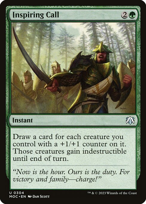 Inspiring Call (304) [March of the Machine Commander]