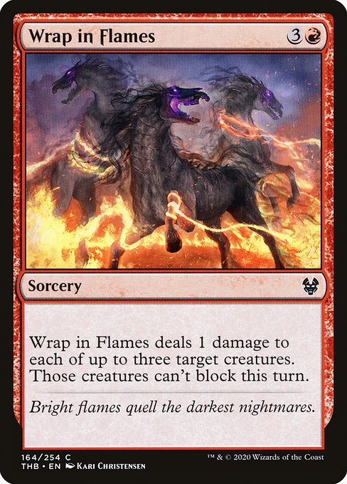 Wrap in Flames (164) [Theros Beyond Death]