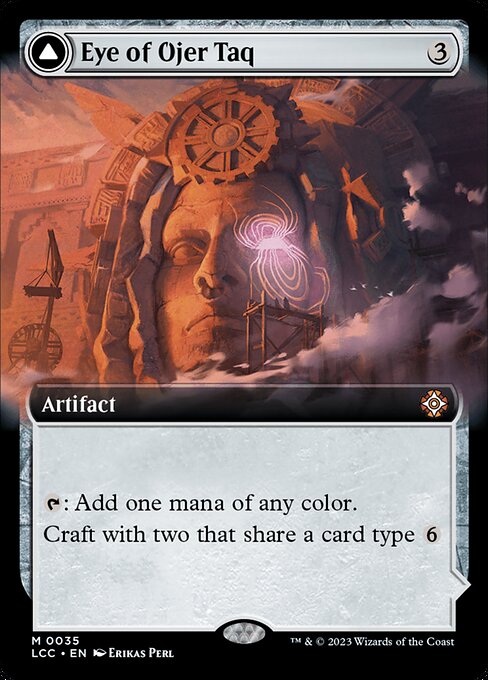 Eye of Ojer Taq // Apex Observatory (35) [The Lost Caverns of Ixalan Commander] [Extended Art]