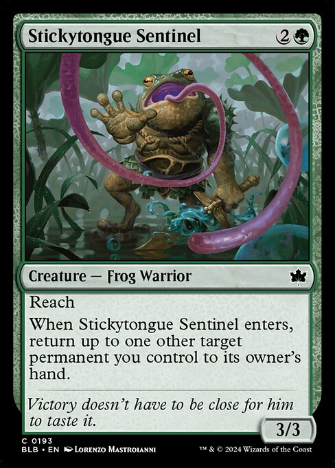 Stickytongue Sentinel (193) [Bloomburrow]