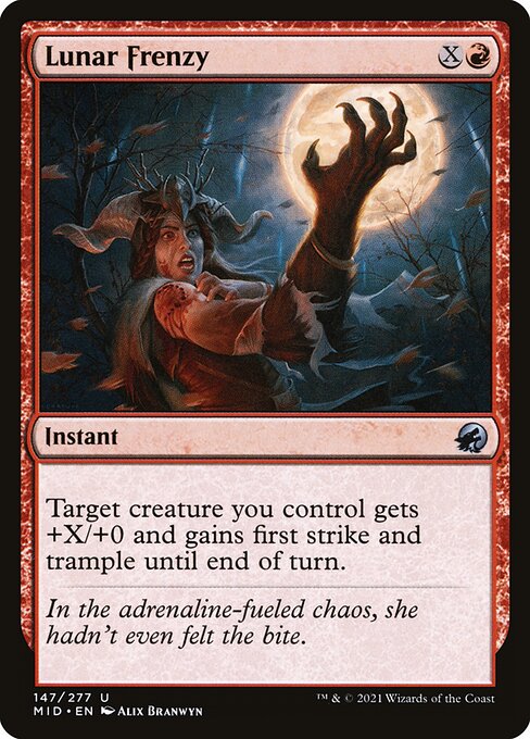 Lunar Frenzy (147) [Innistrad: Midnight Hunt]