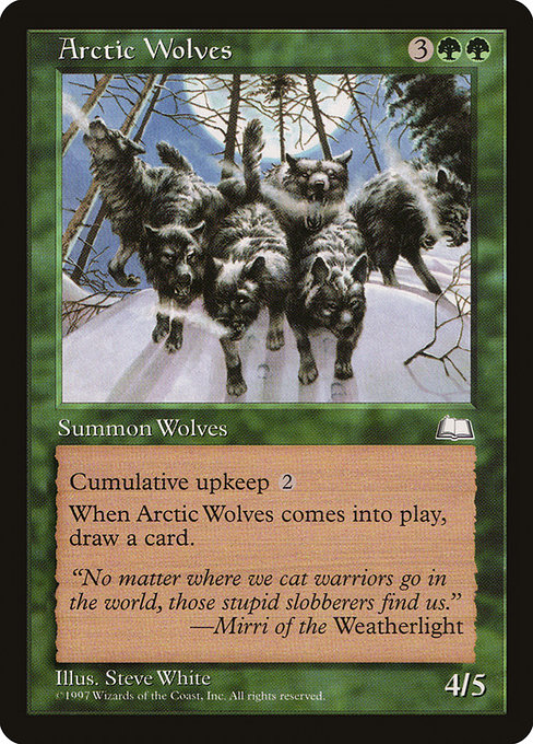 Arctic Wolves (118) [Weatherlight]
