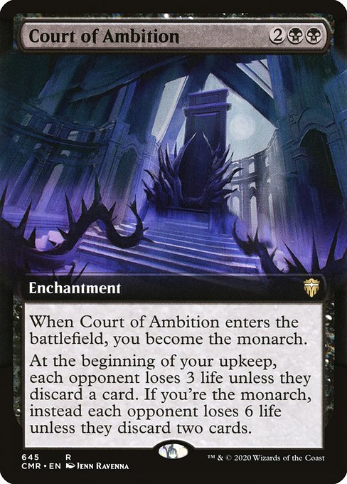 Court of Ambition (645) [Commander Legends] [Extended Art]