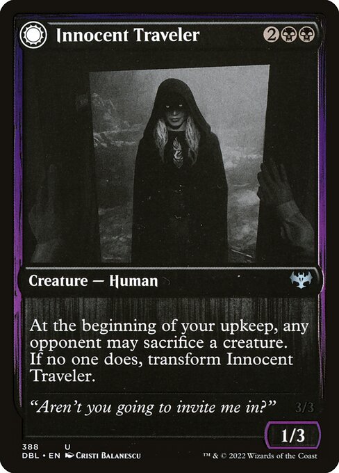 Innocent Traveler // Malicious Invader (388) [Innistrad: Double Feature]