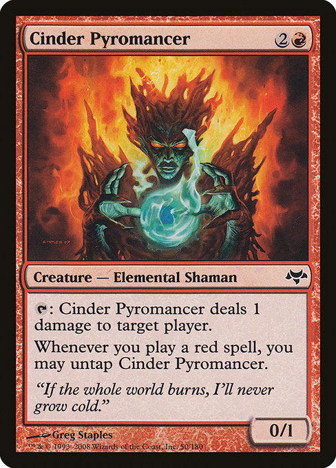 Cinder Pyromancer (50) [Eventide]