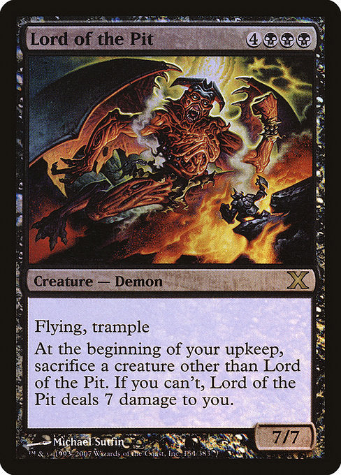 Lord of the Pit (154★) [Tenth Edition]