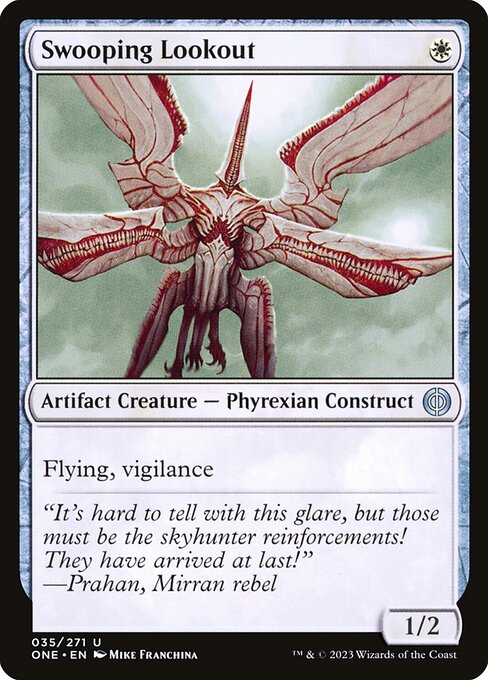 Swooping Lookout (35) [Phyrexia: All Will Be One]
