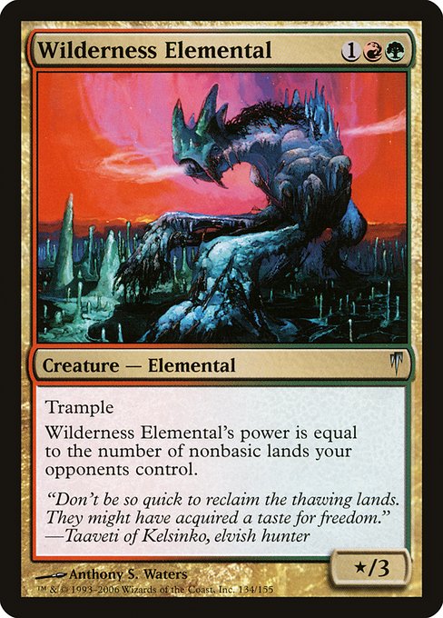 Wilderness Elemental (134) [Coldsnap]