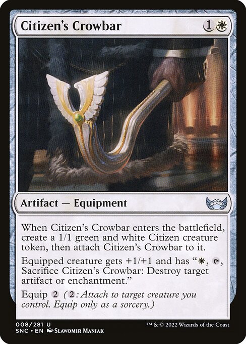 Citizen's Crowbar (8) [Streets of New Capenna]