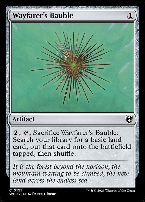 Wayfarer's Bauble (151) [Wilds of Eldraine Commander]
