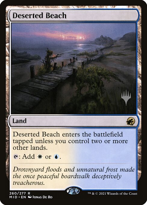 Deserted Beach (260p) [Innistrad: Midnight Hunt Promos]