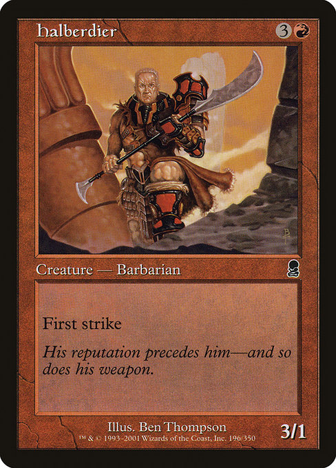 Halberdier (196) [Odyssey]