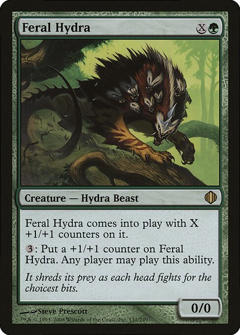 Feral Hydra (131) [Magic Player Rewards 2009]