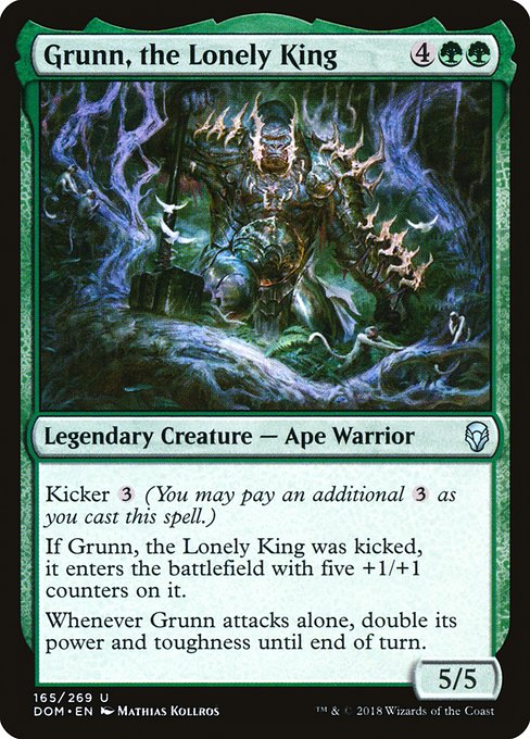 Grunn, the Lonely King (165) [Dominaria]