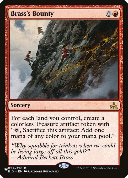 Brass's Bounty (RIX-94) [The List]