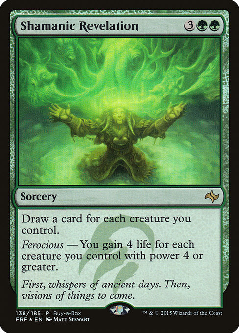 Shamanic Revelation (138) [Fate Reforged Promos]