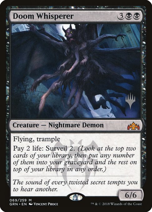 Doom Whisperer (69p) [Guilds of Ravnica Promos]