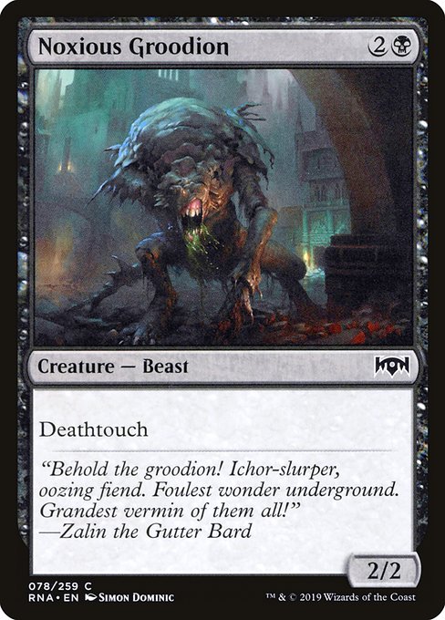Noxious Groodion (78) [Ravnica Allegiance]