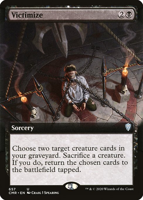 Victimize (657) [Commander Legends] [Extended Art]