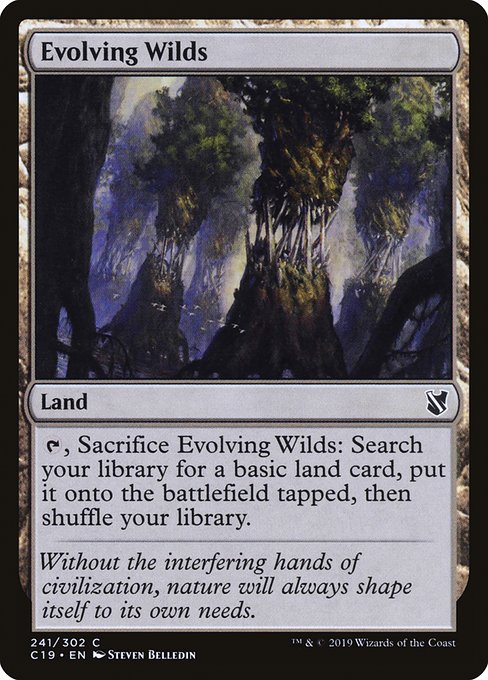Evolving Wilds (241) [Commander 2019]