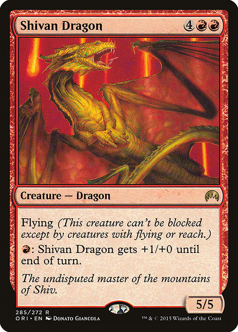 Shivan Dragon (285) [Magic Origins]