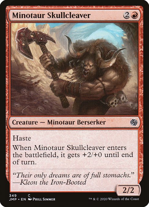 Minotaur Skullcleaver (349) [Jumpstart]