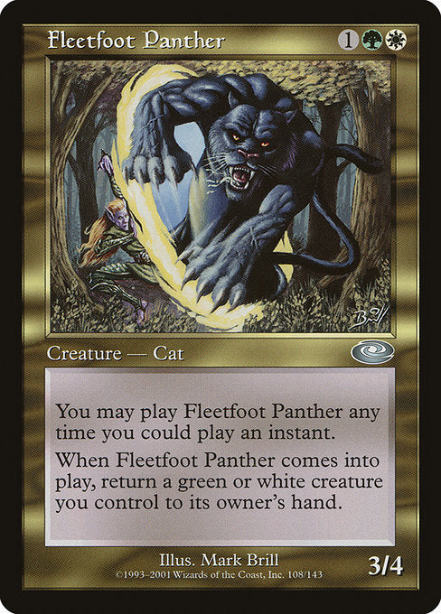 Fleetfoot Panther (108) [Planeshift]