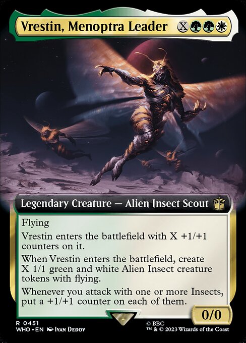 Vrestin, Menoptra Leader (451) [Doctor Who] [Extended Art]