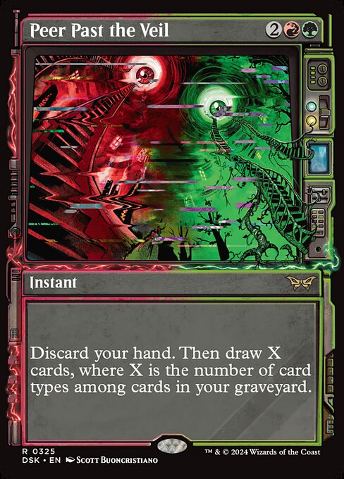 Peer Past the Veil (325) [Duskmourn: House of Horror]