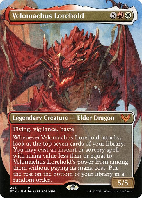 Velomachus Lorehold (283) [Strixhaven: School of Mages] [Borderless]