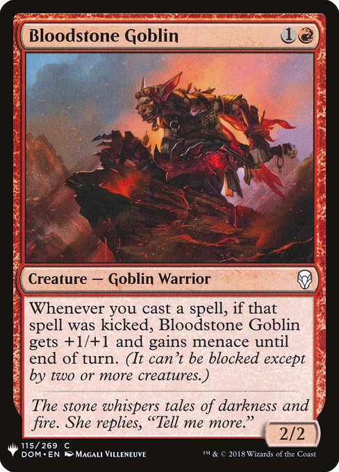 Bloodstone Goblin (DOM-115) [The List]