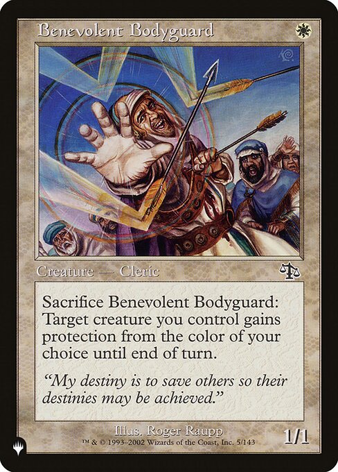Benevolent Bodyguard (JUD-5) [The List]