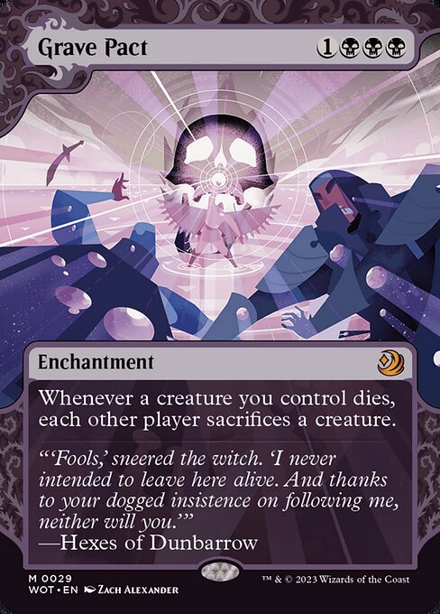 Grave Pact (29) [Wilds of Eldraine: Enchanting Tales] [Showcase, Borderless]