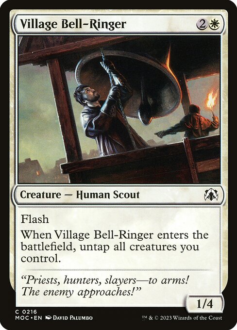 Village Bell-Ringer (216) [March of the Machine Commander]