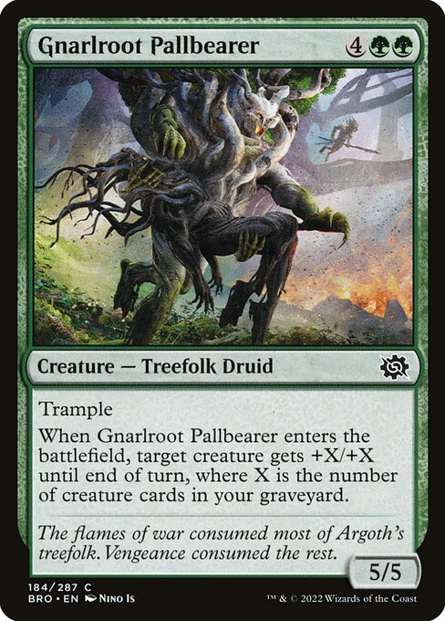Gnarlroot Pallbearer (184) [The Brothers' War]