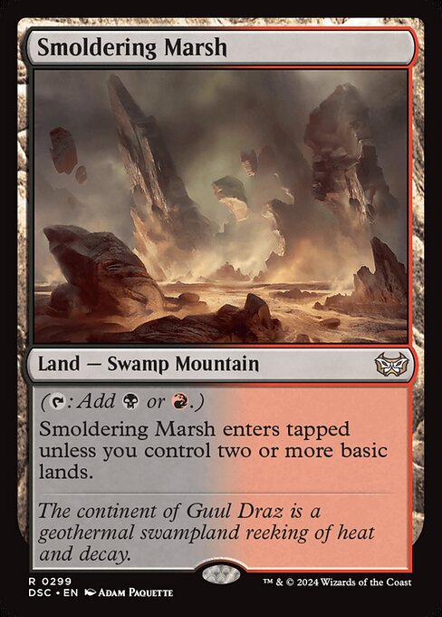 Smoldering Marsh (299) [Duskmourn: House of Horror Commander]