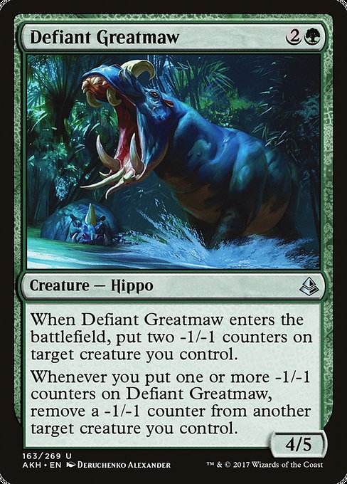 Defiant Greatmaw (163) [Amonkhet]