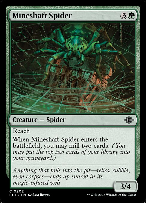 Mineshaft Spider (202) [The Lost Caverns of Ixalan]