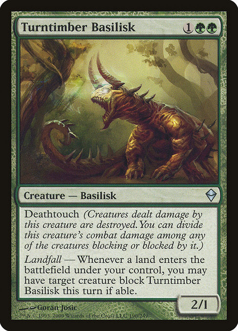 Turntimber Basilisk (190) [Zendikar]