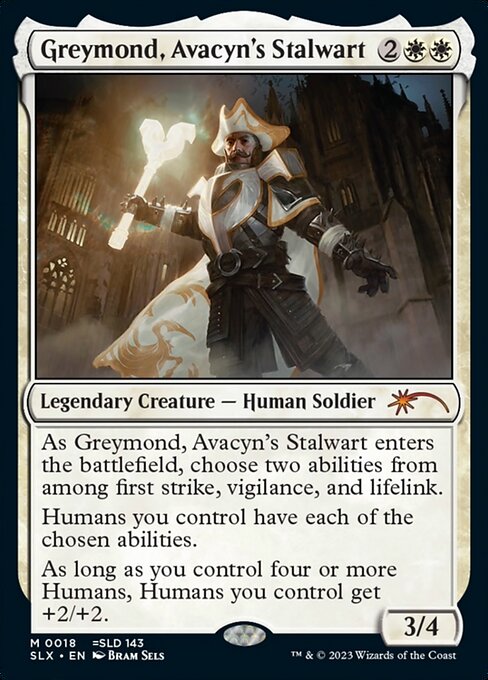 Greymond, Avacyn's Stalwart (18) [Universes Within]