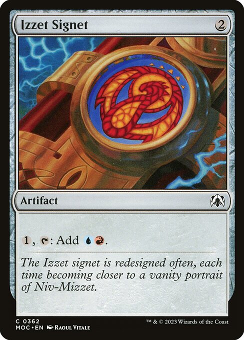 Izzet Signet (362) [March of the Machine Commander]