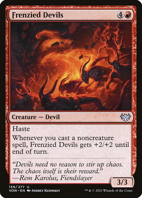 Frenzied Devils (159) [Innistrad: Crimson Vow]