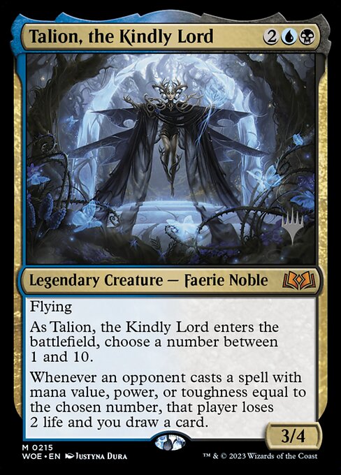 Talion, the Kindly Lord (215p) [Wilds of Eldraine Promos]