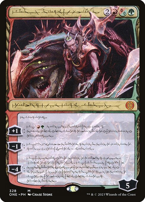 Lukka, Bound to Ruin (328) [Phyrexia: All Will Be One] [Showcase]