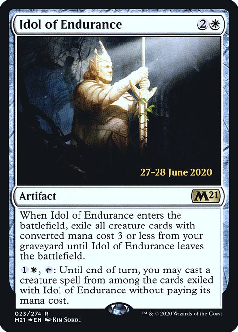 Idol of Endurance (23s) [Core Set 2021 Promos]