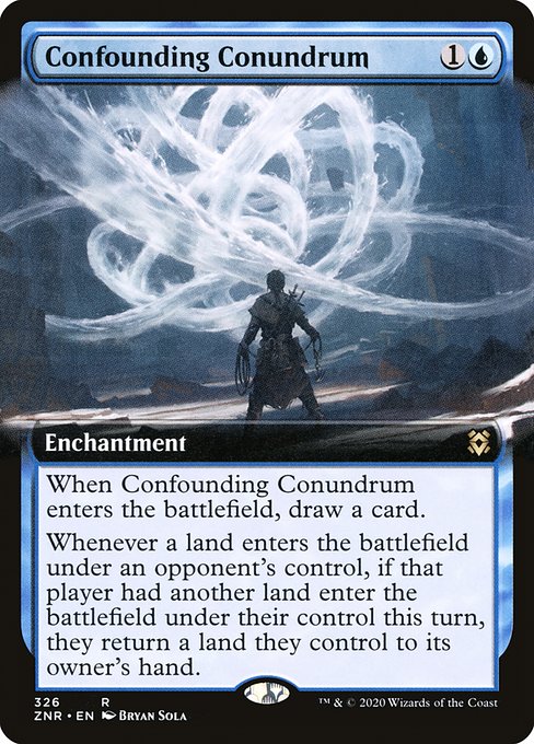 Confounding Conundrum (326) [Zendikar Rising] [Extended Art]