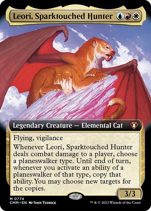 Leori, Sparktouched Hunter (774) [Commander Masters] [Extended Art]